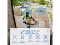 Arlo Essential 3 2K utomhus övervakningskamera 2-pack + solcellspanel Övervakningskamera