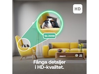 Arlo Essential 3 HD PTZ inomhus övervakningskamera 2-pack Övervakningskamera