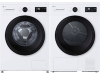 LG F4A1009NWKB tvättmaskin (vit) + torktumlare Tvättmaskin