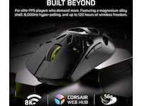 Corsair Sabre v2 Pro spelmus (vit) Gamingmus