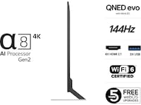 LG 86'' QNED85 evo AI MiniLED 4k smart-TV (2025) + soundbar 60 - 69 tums TV