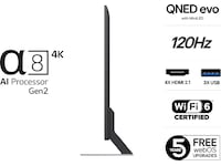 LG 55'' QNED85 evo AI MiniLED 4k smart-TV (2025) + soundbar 60 - 69 tums TV