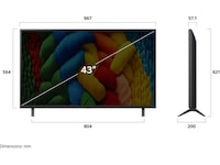LG 43" NANO80 AI 4K NanoCell smart-TV (2025) + soundbar 60 - 69 tums TV