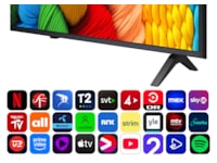 LG 43" NANO80 AI 4K NanoCell smart-TV (2025) + soundbar 60 - 69 tums TV
