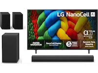 LG 50" NANO80 AI 4K NanoCell smart-TV (2025) + soundbar 60 - 69 tums TV