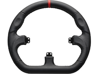 Asetek Closed D rattkrans läder (svart) Ratt och pedaler