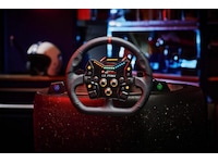 Asetek Closed D rattkrans läder (svart) Ratt och pedaler