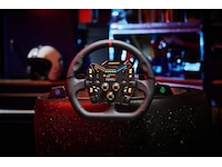 Asetek Closed D rattkrans läder (svart) Ratt och pedaler