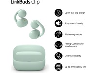 Sony LinkBuds Clip öppna hörlurar (grön) Hörlurar