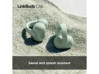Sony LinkBuds Clip öppna hörlurar (grön) Hörlurar