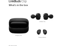 Sony LinkBuds Clip öppna hörlurar (svart) Hörlurar