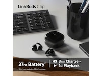 Sony LinkBuds Clip öppna hörlurar (svart) Hörlurar