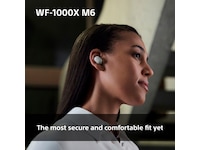 Sony WF-1000XM6 trådlösa öronproppar med brusreducering (Platinum Silver) In-ear hörlurar