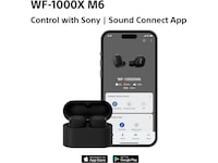 Sony WF-1000XM6 trådlösa öronproppar med brusreducering (Platinum Silver) In-ear hörlurar