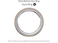 Oura Ring 4 Smart Ring str. 8 (guld) -B-Grade Demo tillbehör till mobiler & smartwatches