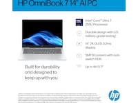 HP OmniBook 7 AI 14-fr0071no 14" 2K OLED -B-Grade Demo bärbara datorer