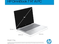 HP OmniBook 7 AI 14-fr0071no 14" 2K OLED -B-Grade Demo bärbara datorer