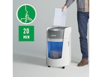 Leitz Dokumentförstörare IQ OptiMax Small Office 350 Mikroskärning P5 Dokumentförstörare