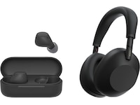 Sony WH-1000XM6 trådlösa hörlurar, over-ear (svart) + WF-510 buds Hörlurar