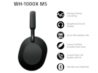 Sony WH-1000XM5 trådlösa hörlurar, over-ear (svart) + WF-510 öronsnäckor Hörlurar