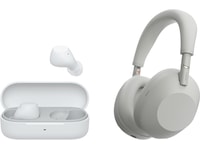Sony WH-1000XM6 hörlurar trådlösa over-ear (silver)+WF-510 öronsnäckor Hörlurar