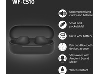 Sony WH-1000XM5 trådlösa hörlurar over-ear (blå) + WF-510 buds Hörlurar