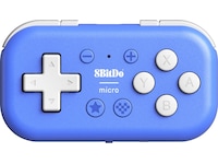 8BitDo Micro Bluetooth-spelkontroll (blå) Tillbehör till spelkonsoler