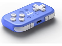 8BitDo Micro Bluetooth-spelkontroll (blå) Tillbehör till spelkonsoler