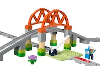 LEGO DUPLO Town tågbro och skenor – expansionsset 10426 LEGO