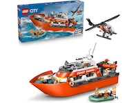 LEGO City kustbevakningens helikopter och räddningsbåt 60504 LEGO