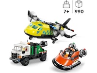 LEGO City Great Vehicles flyg-, servicebil- och luftkuddebåt-remix 60505 LEGO
