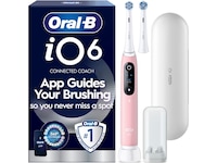 Oral-B iO6 elektrisk tandborste (rosa) Tillbehör till tandvård