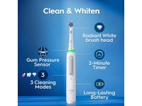 Oral-B iO3 elektrisk tandborste (vit) Tillbehör till tandvård