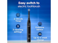 Oral-B iO 2 elektrisk tandborste (Night Black) Tillbehör till tandvård