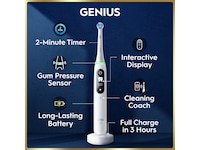 Oral-B iO9 elektrisk tandborste (vit) Tillbehör till tandvård
