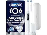 Oral-B iO6 elektrisk tandborste (vit) Tillbehör till tandvård