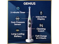 Oral-B iO9 elektrisk tandborste (rosa) Tillbehör till tandvård