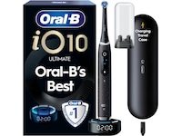 Oral-B iO10 elektrisk tandborste (svart) Tillbehör till tandvård