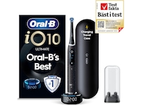 Oral-B iO10 elektrisk tandborste (svart) Tillbehör till tandvård