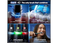 Oral-B iO10 elektrisk tandborste (svart) Tillbehör till tandvård