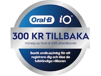 Oral-B iO10 elektrisk tandborste (svart) Tillbehör till tandvård