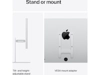 Apple Studio Display XDR (2026) Standard Glass - VESA-fäste (utan stativ) Bildskärmar