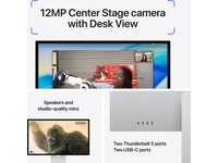 Apple Studio Display (2026) Nano-texture glass - stativ med vinkel- och höjdjustering Bildskärmar