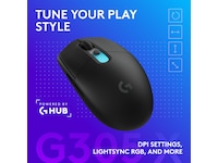 Logitech G305 X SUPERLIGHT Trådlös Spelmus (svart) Gamingmus