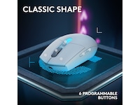 Logitech G305 X SUPERLIGHT Trådlös Spelmus (vit) Gamingmus