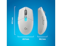 Logitech G305 X SUPERLIGHT Trådlös Spelmus (vit) Gamingmus