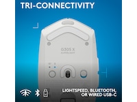 Logitech G305 X SUPERLIGHT Trådlös Spelmus (vit) Gamingmus