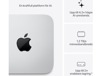 Mac Studio M5 Ultra (2026) 1TB Stationär dator