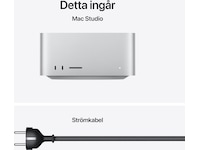 Mac Studio M5 Ultra (2026) 1TB Stationär dator