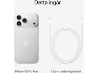 iPhone 18 Pro 1TB (silver) Mobiltelefoner